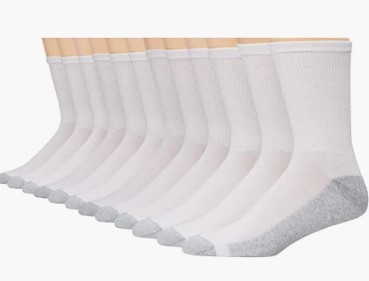 Hanes Men's Double Low Cut Socks